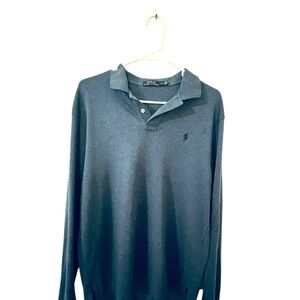 Ralph Lauren Blue Polo Shirt Classic Style